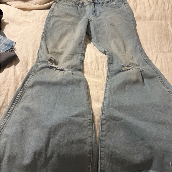 Wrangler Light Blue Flare Jeans - Picture 9 of 12